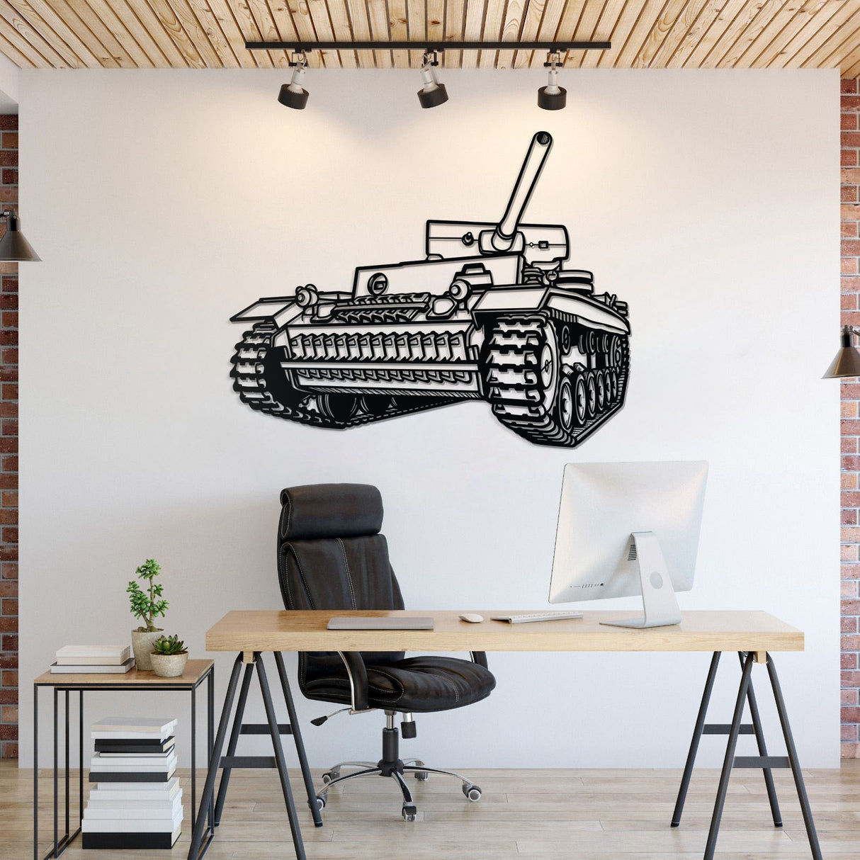 Panzerkampfwagen III Metal Tank Wall Art - NCP0661