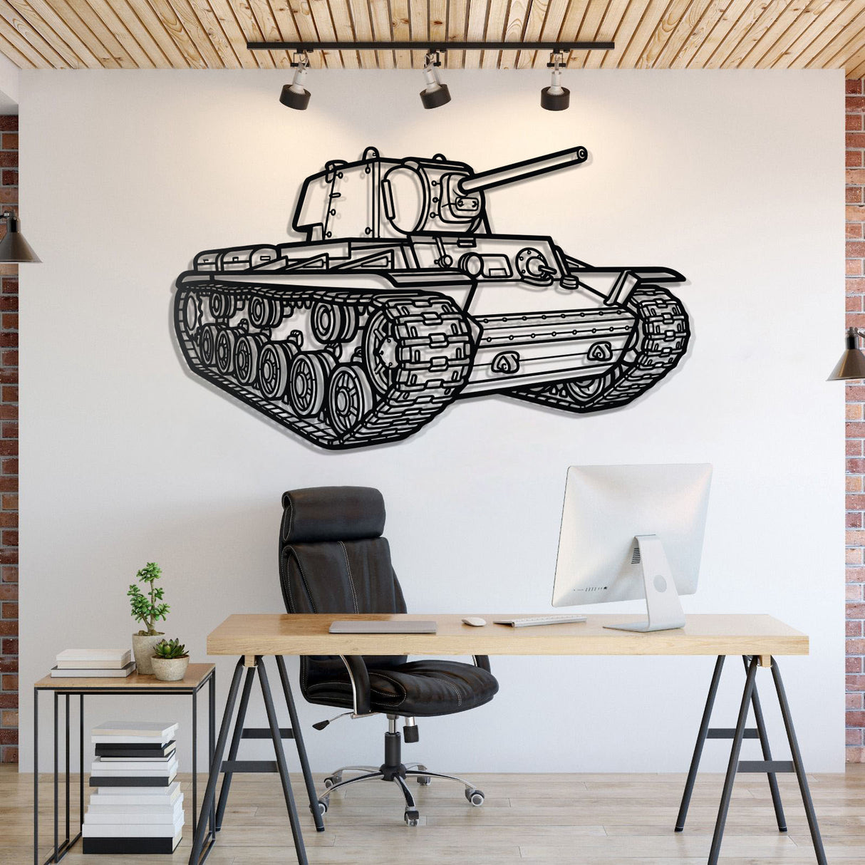 KV-1 Metal Tank Wall Art - NCP0632