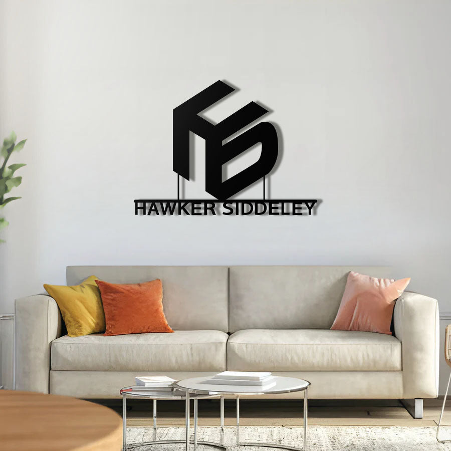 Metal Aircraft Emblem Wall Art - NCP0622