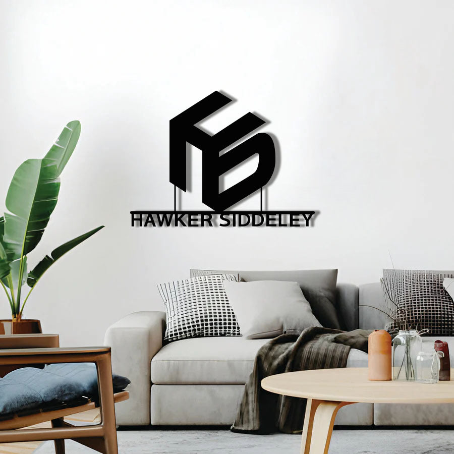 Metal Aircraft Emblem Wall Art - NCP0622