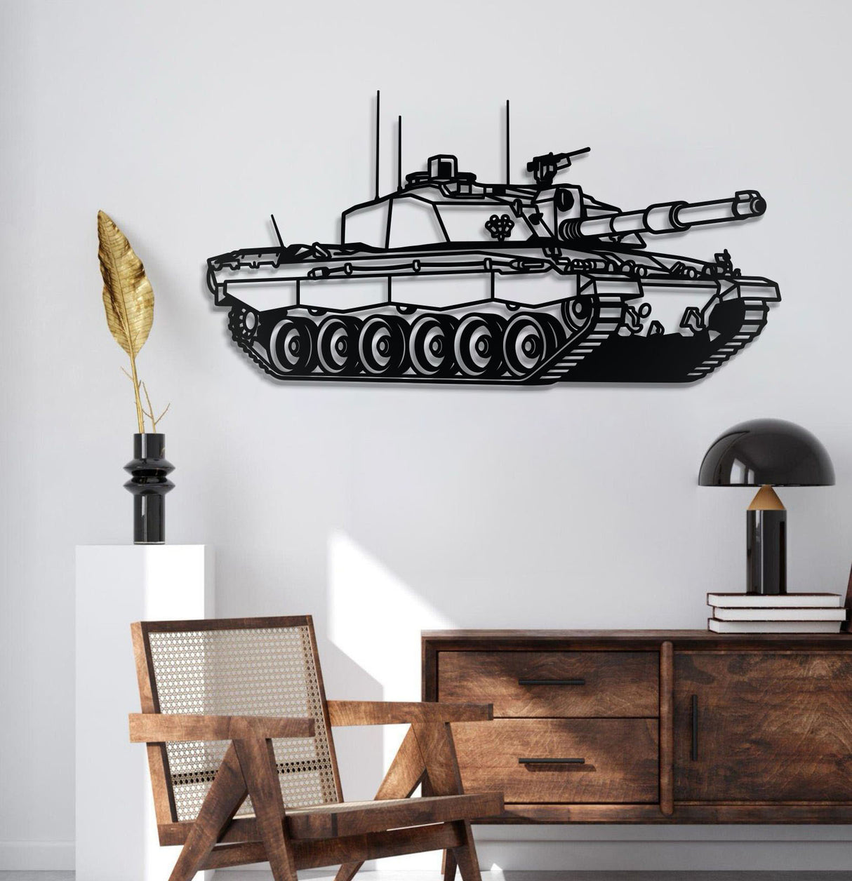 Challenger II Metal Tank Wall Art - NCP0642
