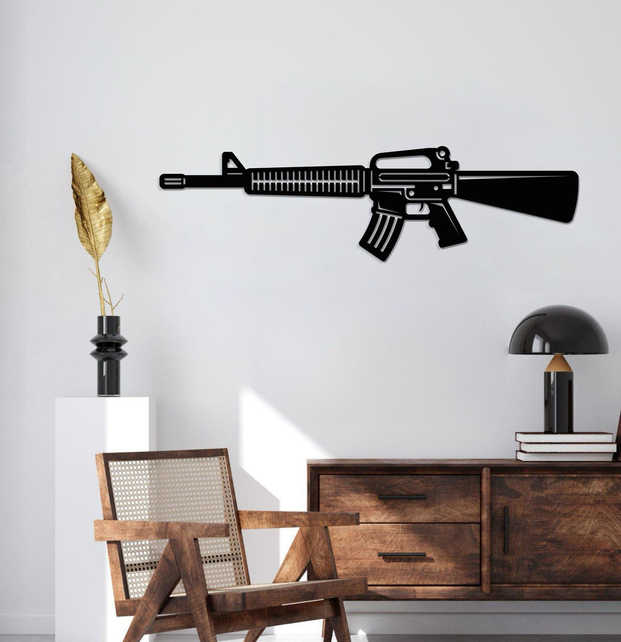 M4A1 Metal Weapon Wall Art - NCP0677