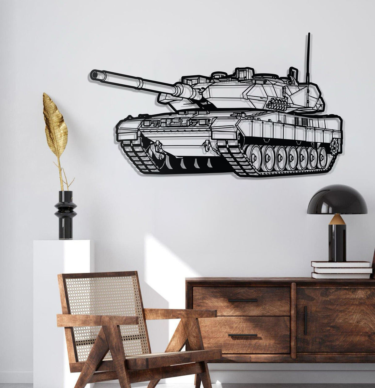 Leopard 2A7 Metal Tank Wall Art - NCP0628