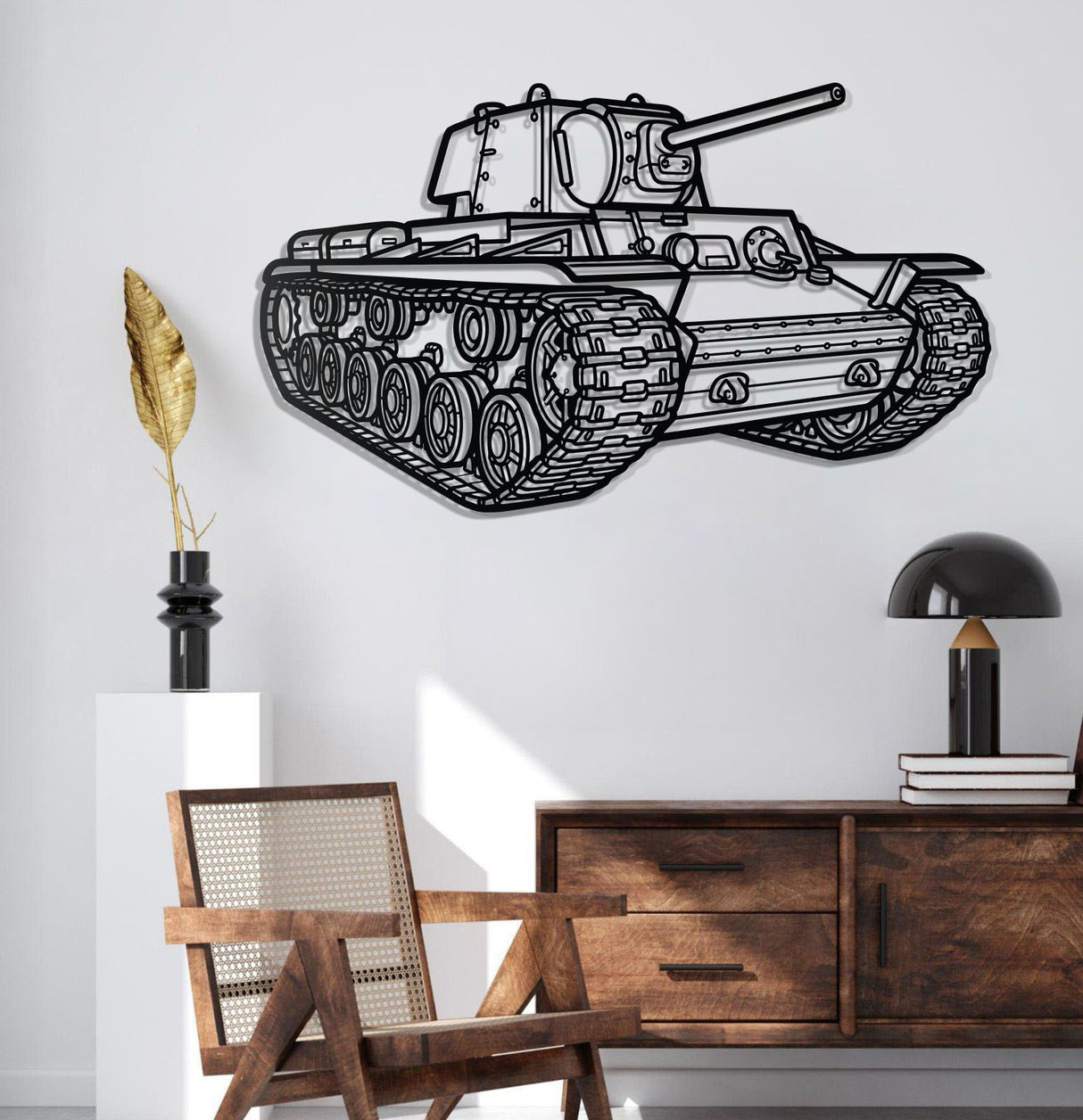 KV-1 Metal Tank Wall Art - NCP0632