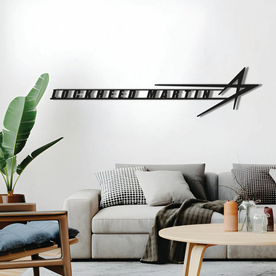 Metal Aircraft Emblem Wall Art - NCP0624