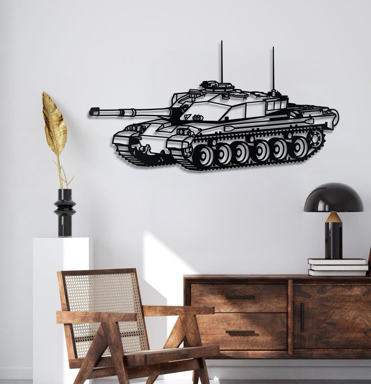 Challenger I Metal Tank Wall Art - NCP0641