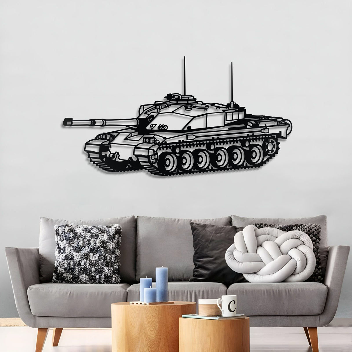 Challenger I Metal Tank Wall Art - NCP0641