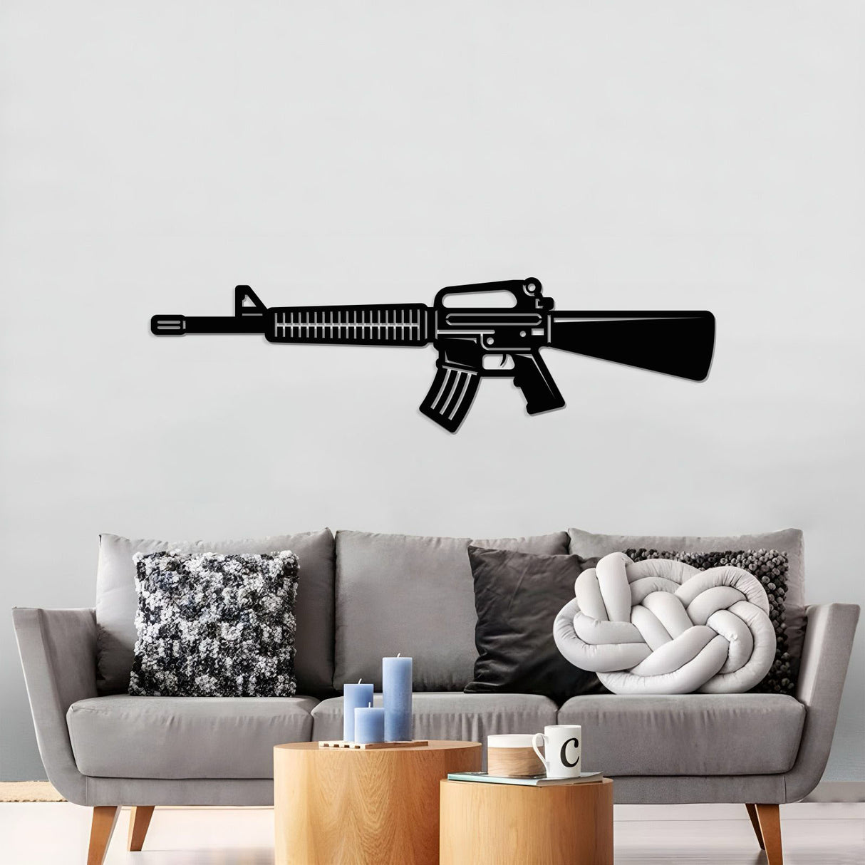 M4A1 Metal Weapon Wall Art - NCP0677