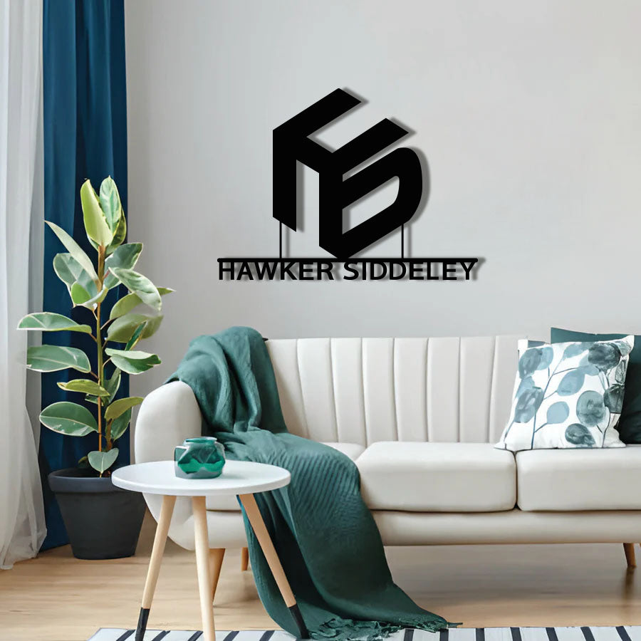 Metal Aircraft Emblem Wall Art - NCP0622