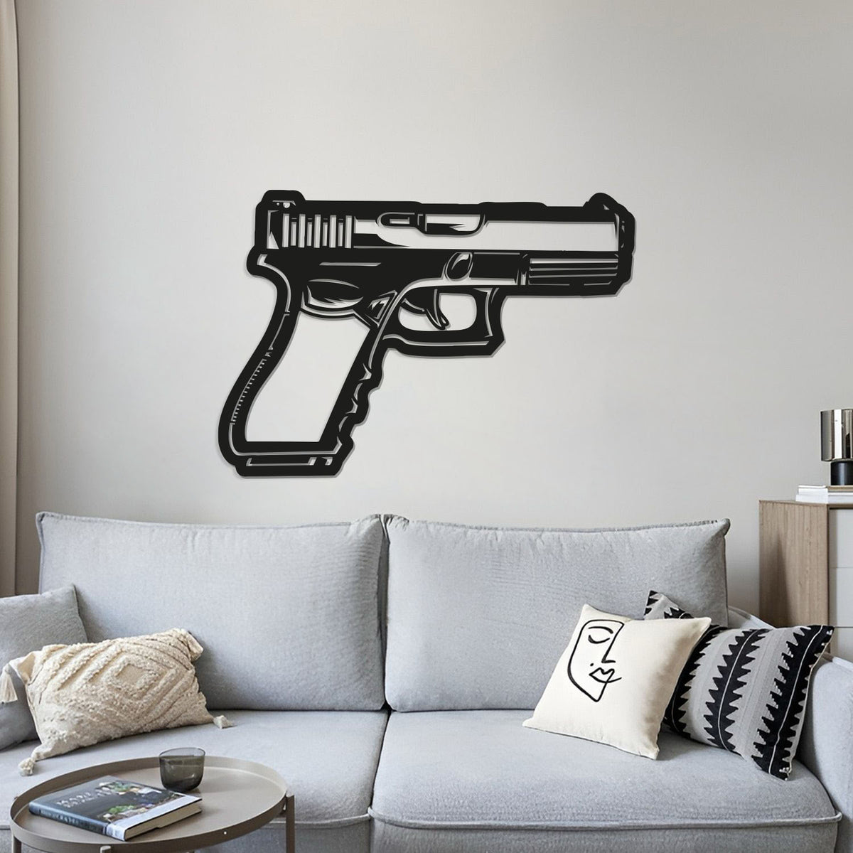 Glock Metal Weapon Wall Art - NCP0683