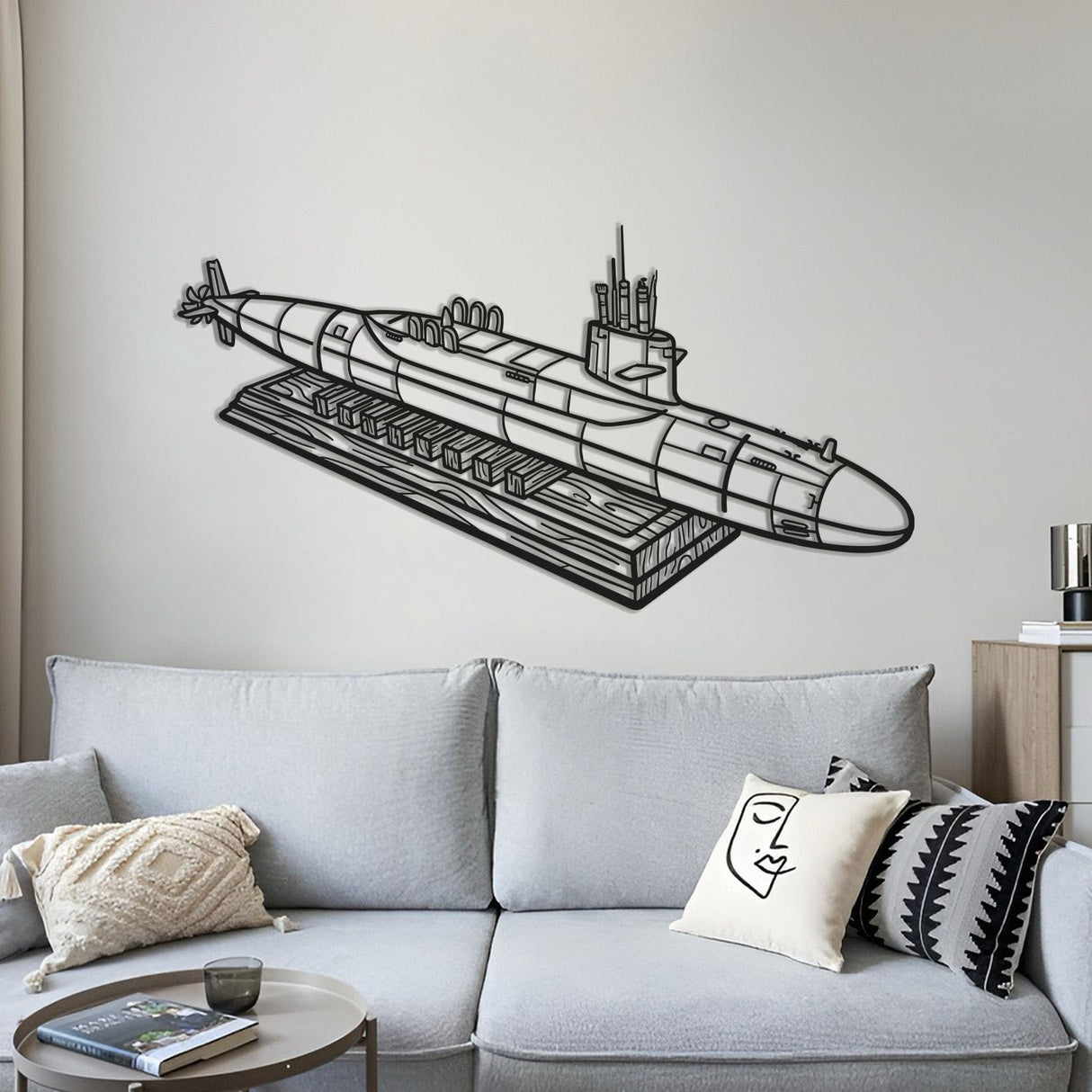 Uss George Washington Metal Submarine Wall Art - NCP0665