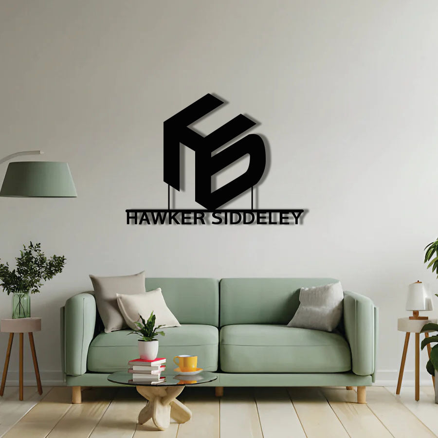 Metal Aircraft Emblem Wall Art - NCP0622