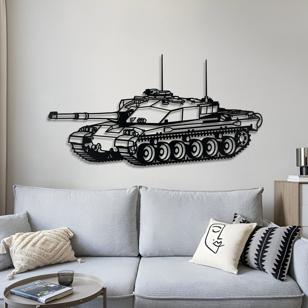 Challenger I Metal Tank Wall Art - NCP0641