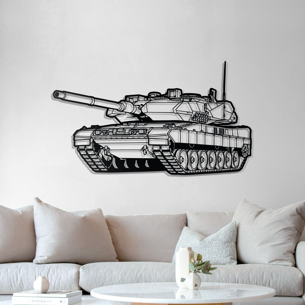 Leopard 2A7 Metal Tank Wall Art - NCP0628