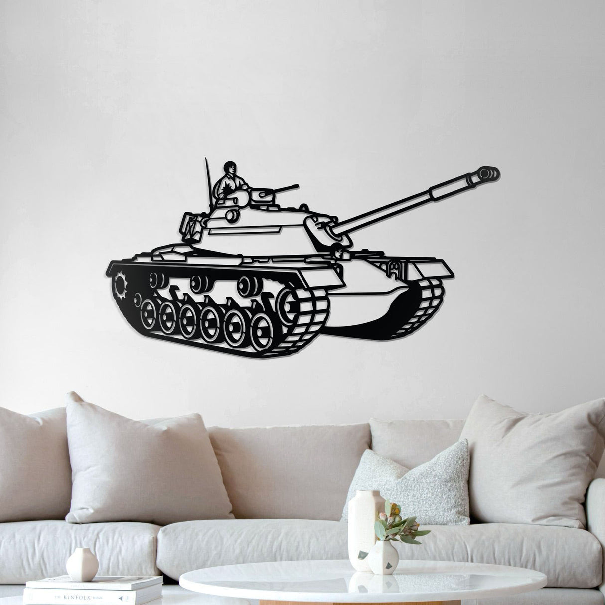M48 Metal Tank Wall Art - NCP0657