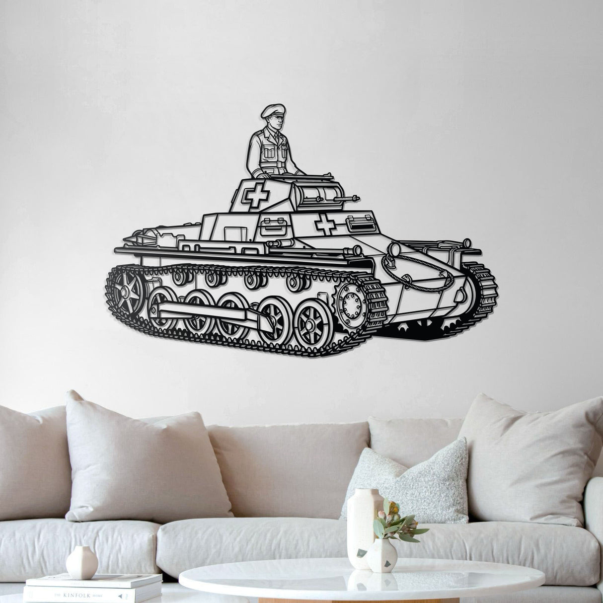Panzerkampfwagen I Metal Tank Wall Art - NCP0659