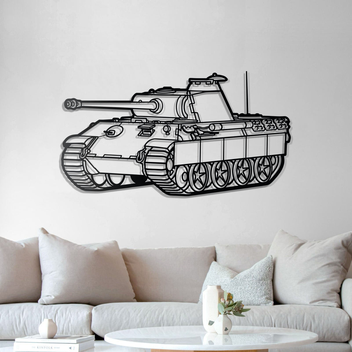 Panther Metal Tank Wall Art - NCP0636
