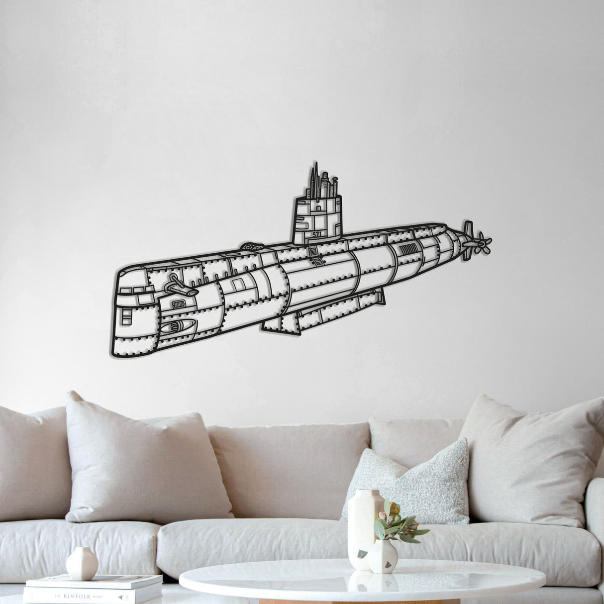 Uss Nautilus Metal Submarine Wall Art - NCP0666
