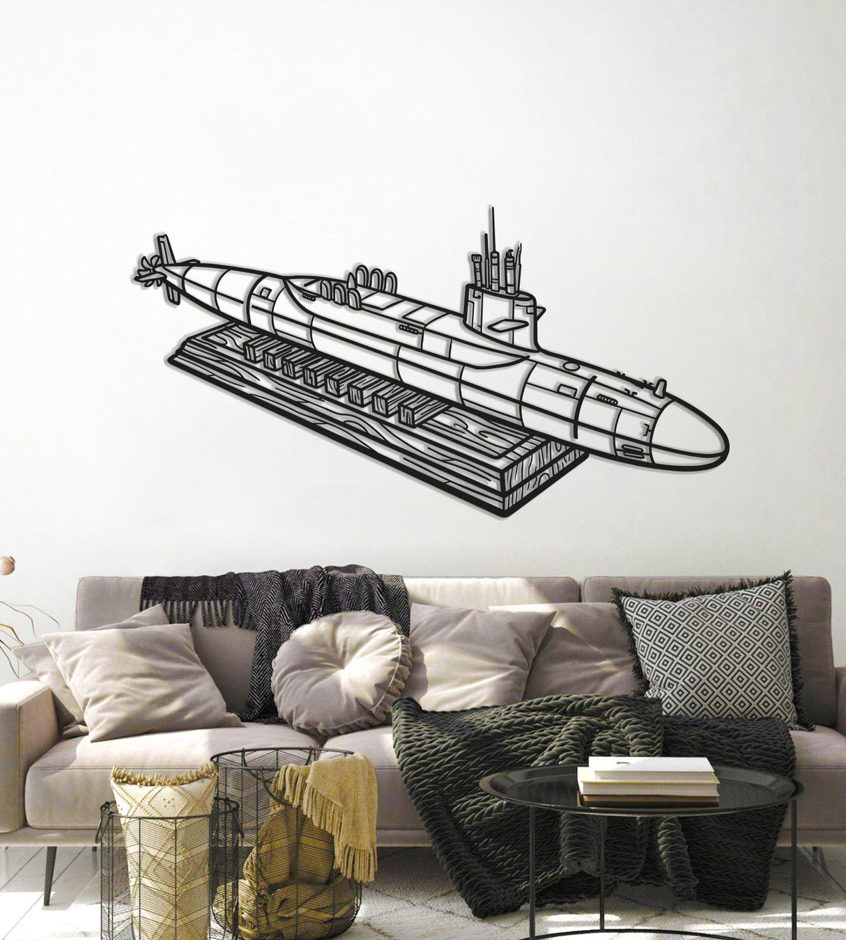 Uss George Washington Metal Submarine Wall Art - NCP0665