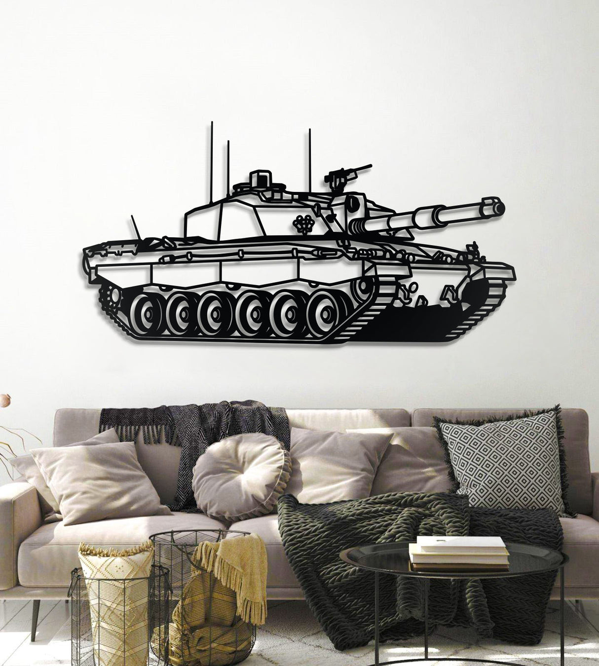 Challenger II Metal Tank Wall Art - NCP0642