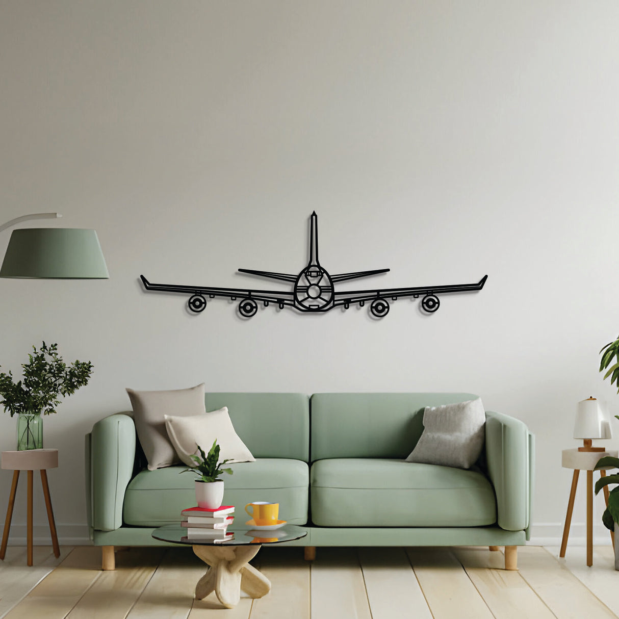 Navigate Craft 747 décor, ready‑to‑hang with elevation spacers, the ultimate avgeek gift for aviation enthusiasts