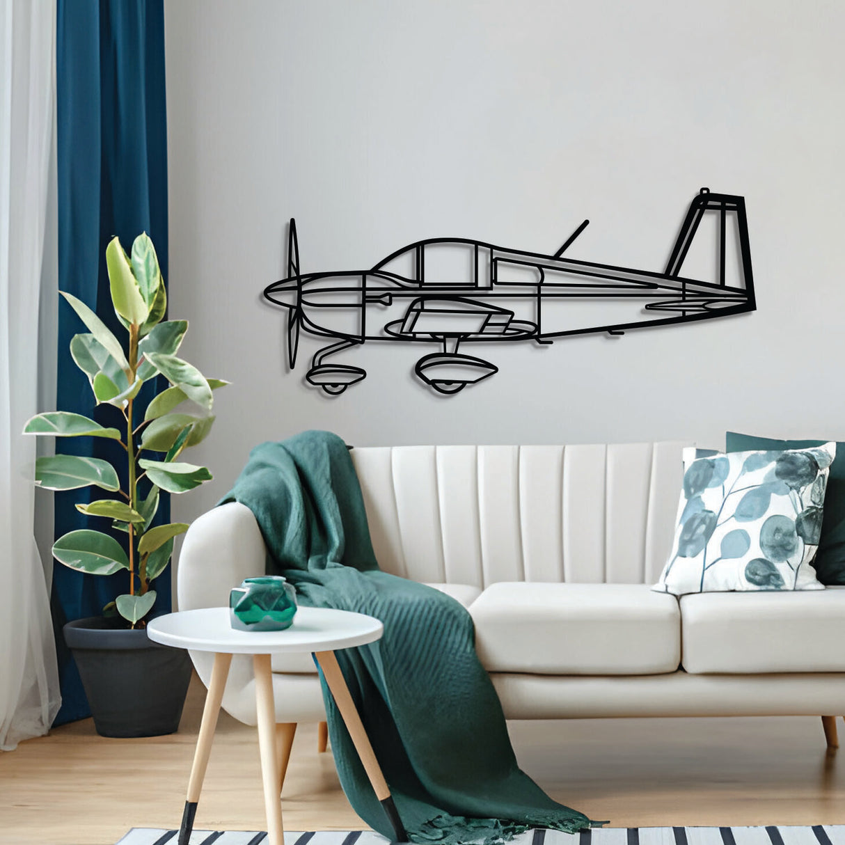 Matte‑finish AA‑1C Lynx aircraft wall art, perfect aviation heritage gift for special occasions like anniversaries or birthdays