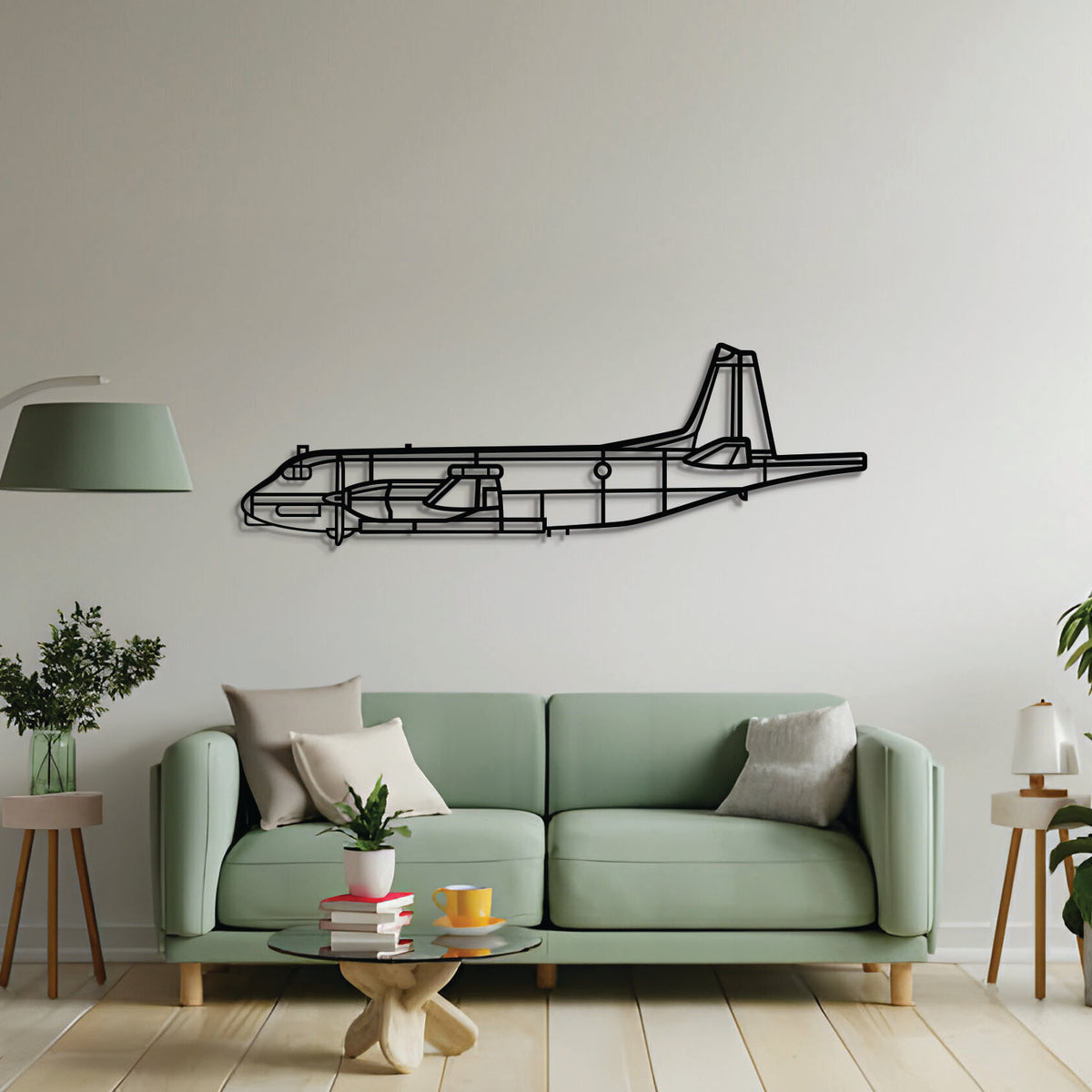2 mm steel Atlantique 2 wall art, textured matte finish, floats approximately 1 cm off the wall for dramatic 3D depth