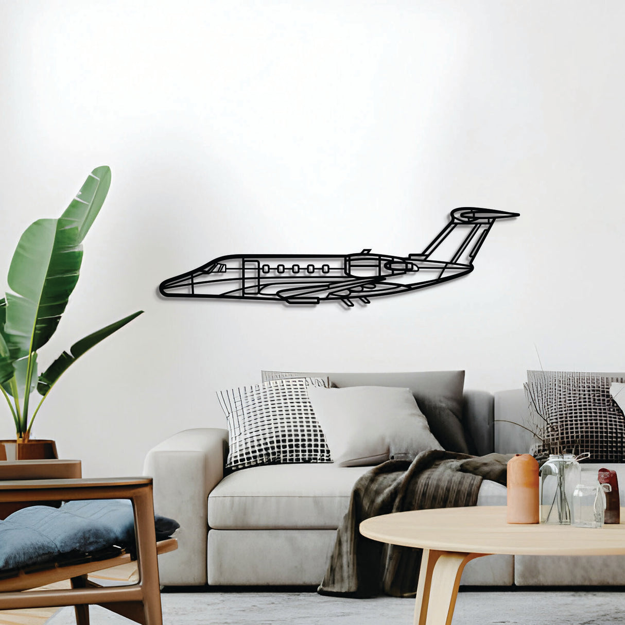 Matte‑finish Citation 650 aircraft wall art, perfect avgeek gift for special occasions like birthdays or anniversaries