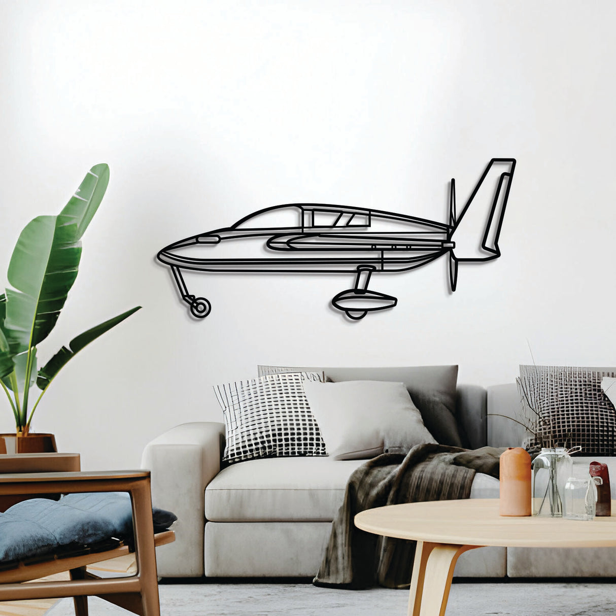 Navigate Craft Cozy Mark IV décor, ready‑to‑hang with elevation spacers, ideal gift for aviation enthusiasts