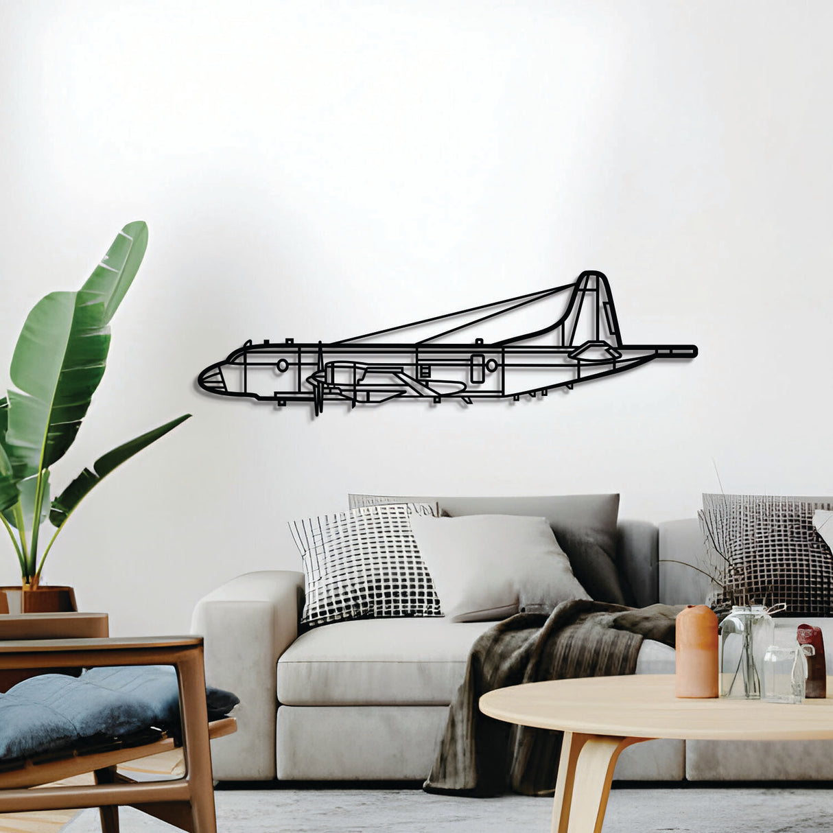 Navigate Craft CP‑140 Aurora décor, ready‑to‑hang with elevation spacers, ideal gift for avgeek aviation fans