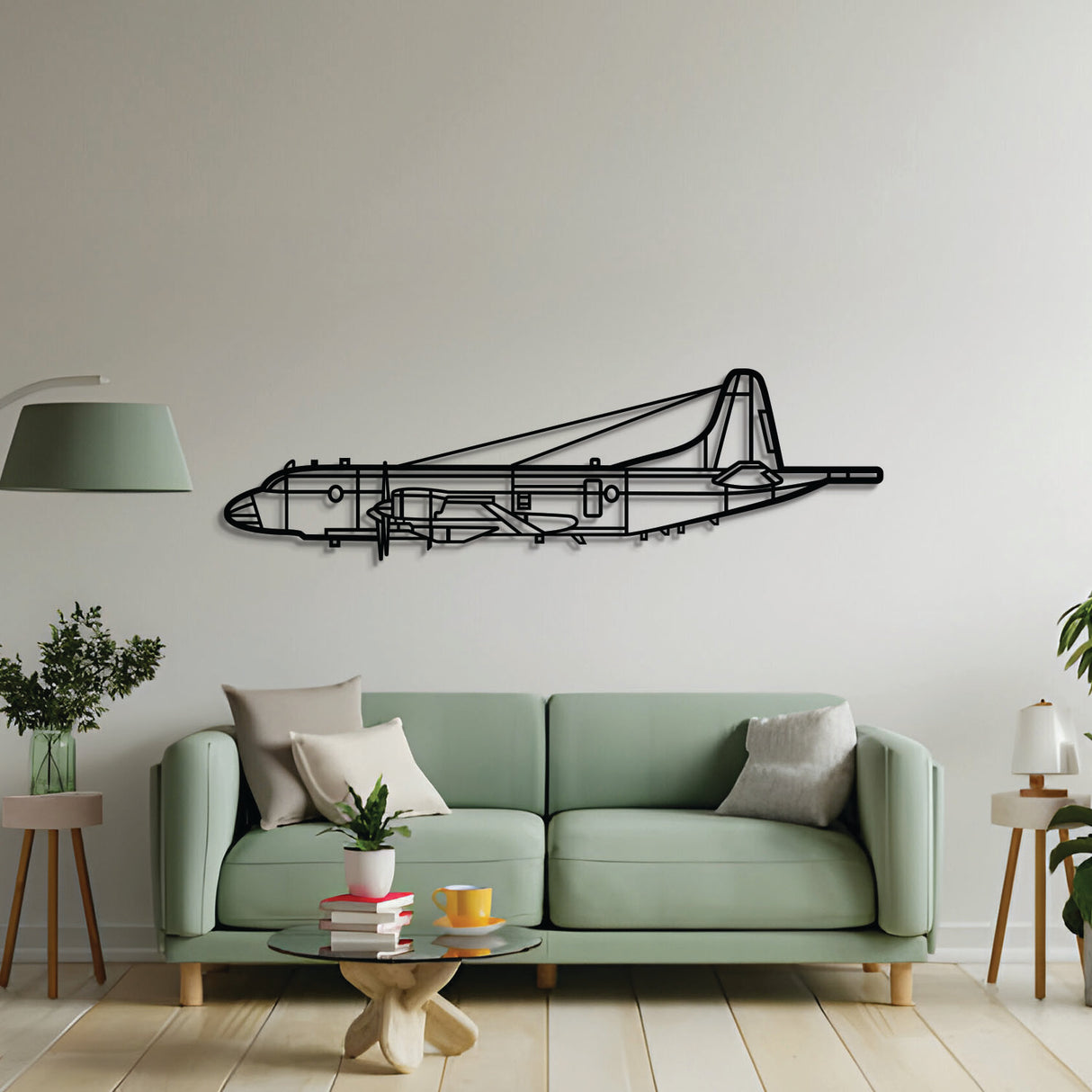 2 mm steel CP‑140 Aurora wall art, powder‑coated matte finish, floats ~1 cm off wall for dramatic 3D effect