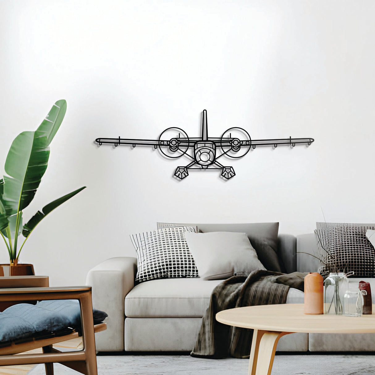 DHC‑6 Twin Otter STOL aircraft wall décor – rugged utility plane design, perfect for hangar, office, or living space