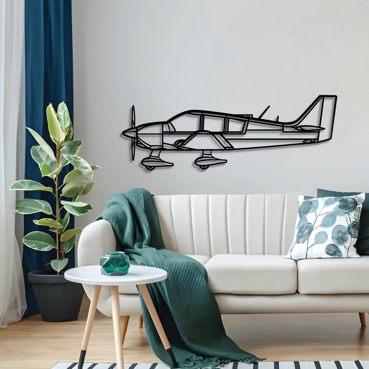 Matte-finish DR400 aircraft wall art, ideal avgeek gift for special occasions