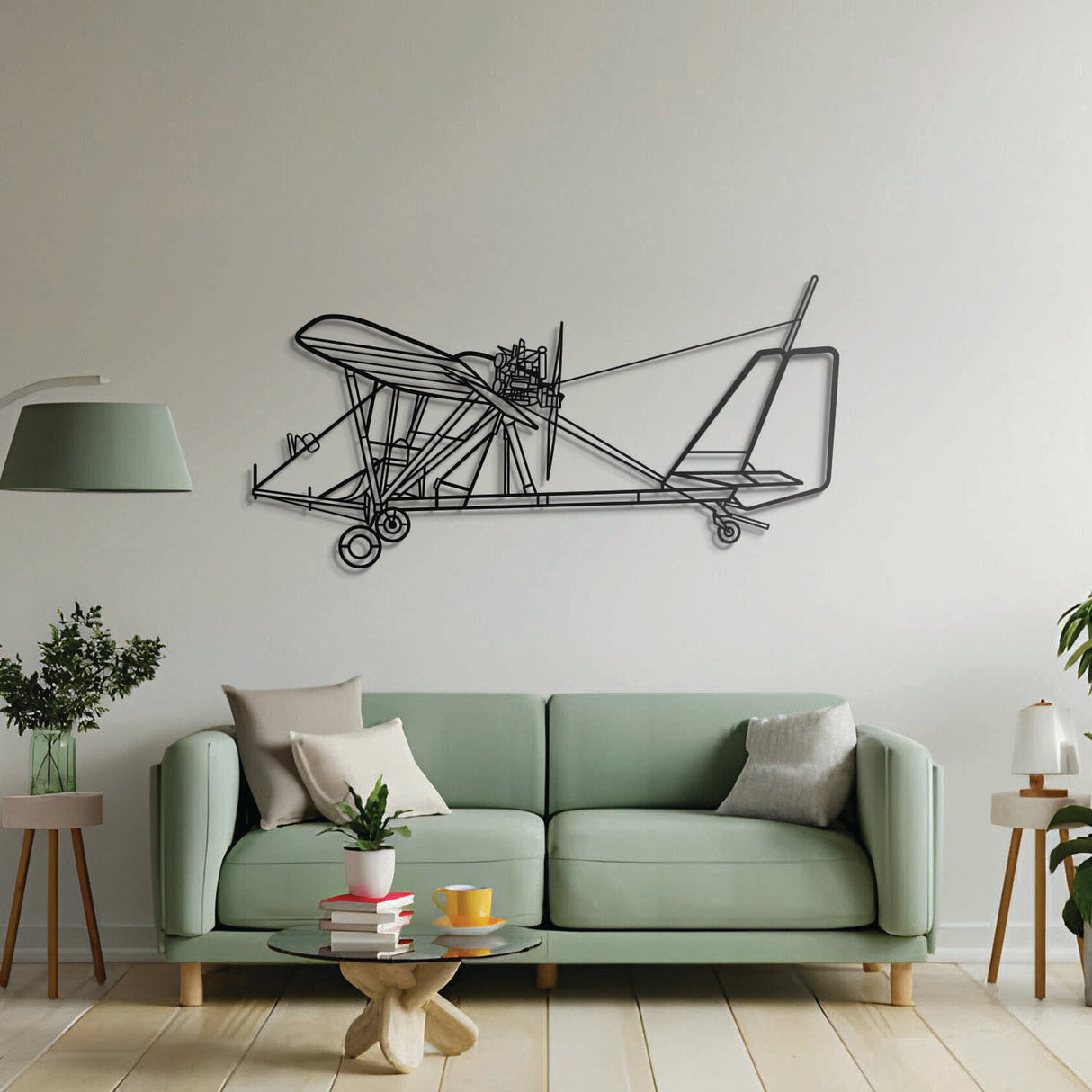 Aviation décor highlight: Dragonfly C laser‑cut steel wall art with matte finish and elevation screws for avgeek spaces