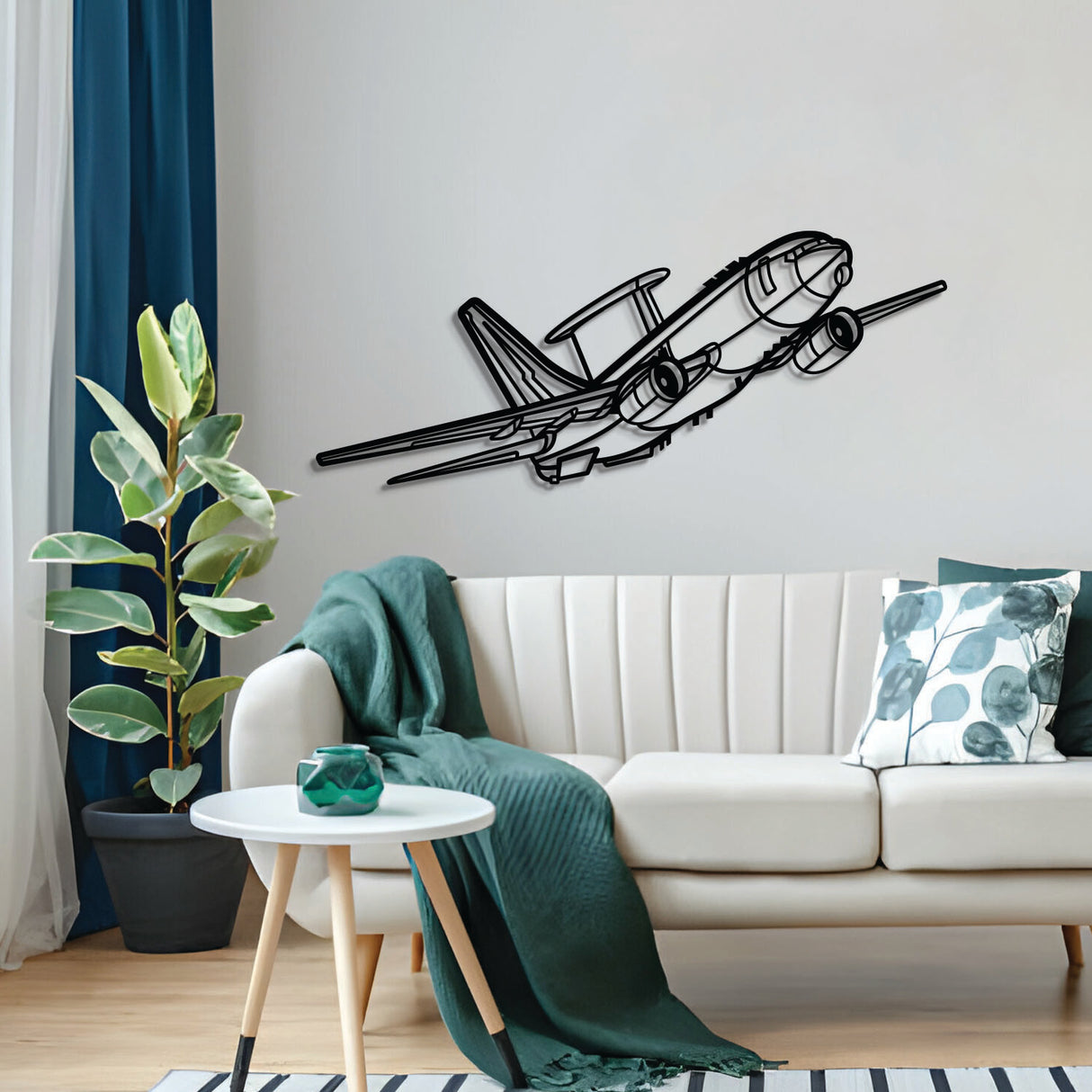 Matte-finish E‑7A Wedgetail aircraft wall art, perfect avgeek gift for special occasions