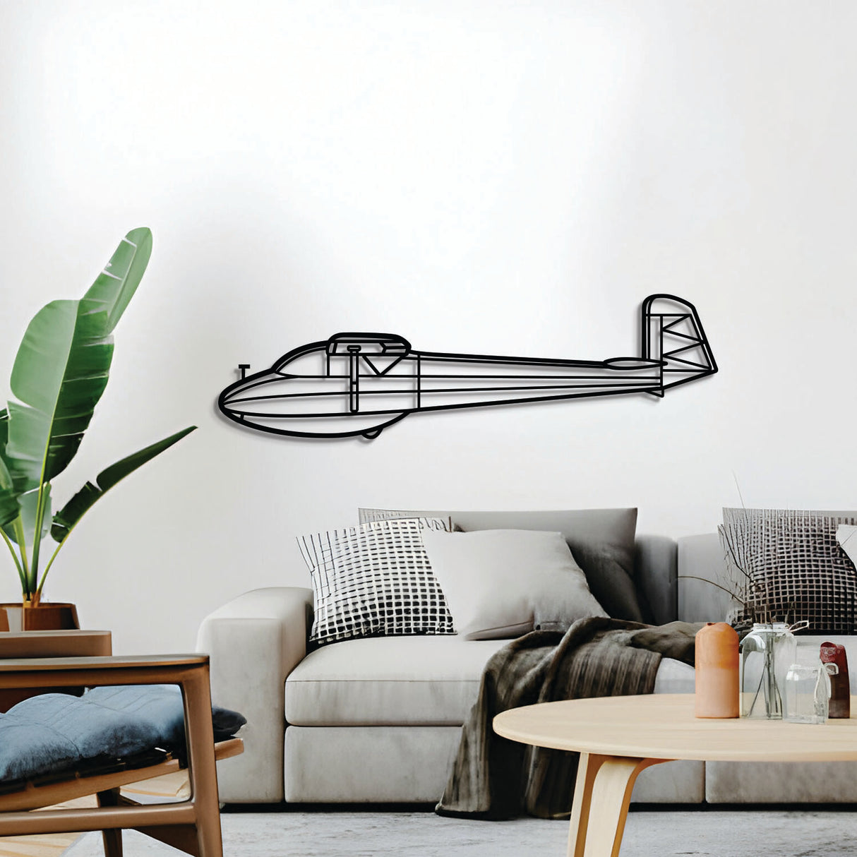 Matte‑finish KA‑4 aircraft wall art, perfect avgeek gift for aviation enthusiasts on special occasions