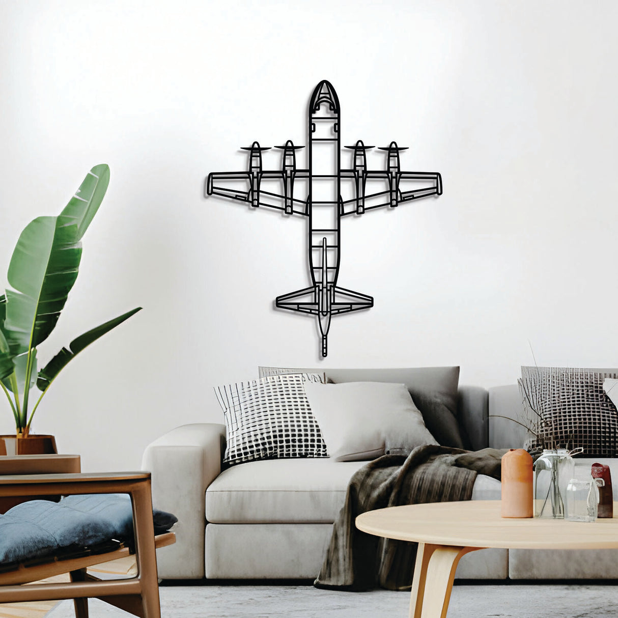 Matte-finish P-3 Orion aircraft wall art, perfect avgeek gift for aviation enthusiasts on special occasions