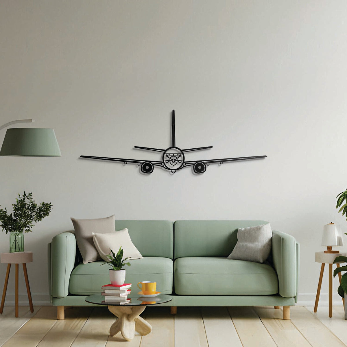 Aviation décor highlight: P-8 Poseidon laser-cut steel wall art with matte finish and elevation screws for avgeek spaces