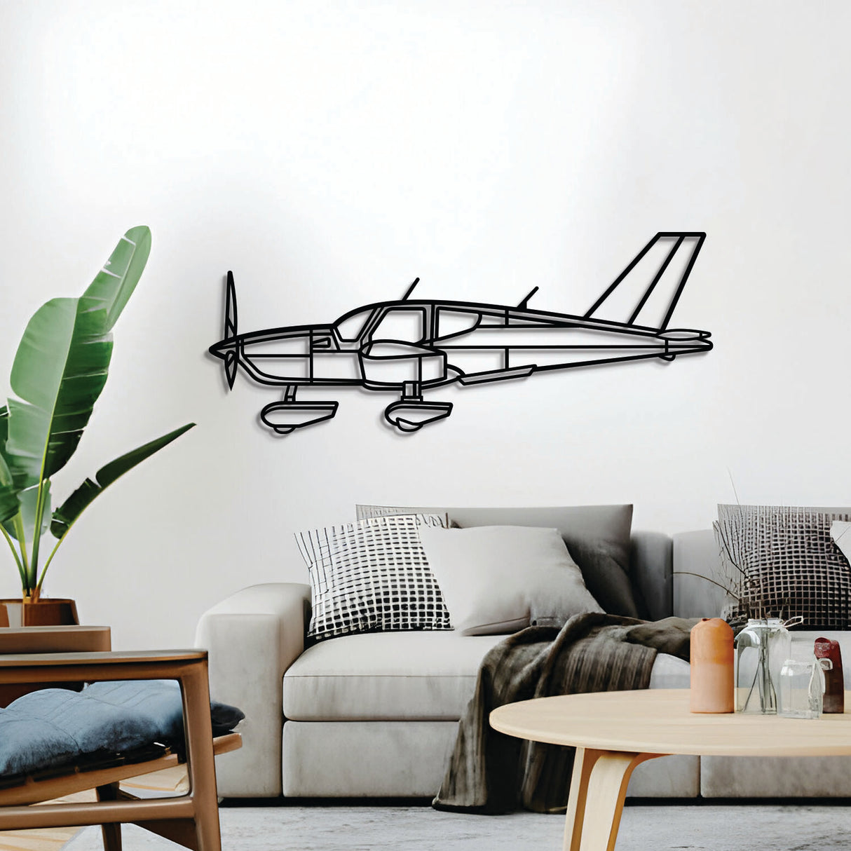 Matte finish TB-10 aircraft wall art, perfect avgeek gift for aviation lovers on special occasions