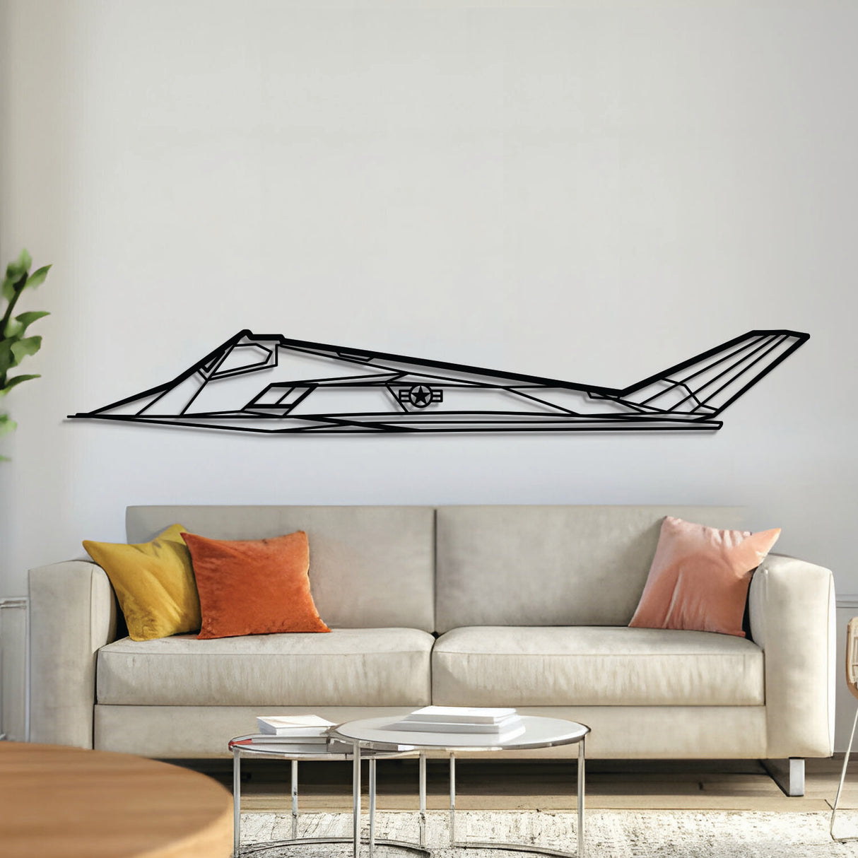 F-117 Nighthawk Metal Aircraft Wall Art - NCP0084