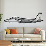 F-15 Strike Eagle Metal Aircraft Wall Art - NCP0074