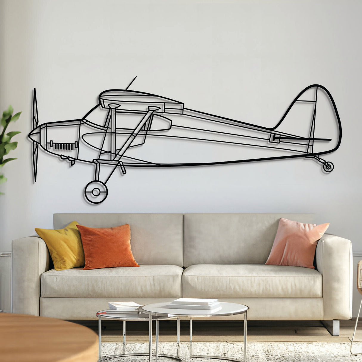 PA-22 Colt Metal Aircraft Wall Art - NCP0487