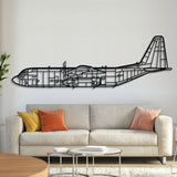 C-130 Metal Aircraft Wall Art - NCP0039