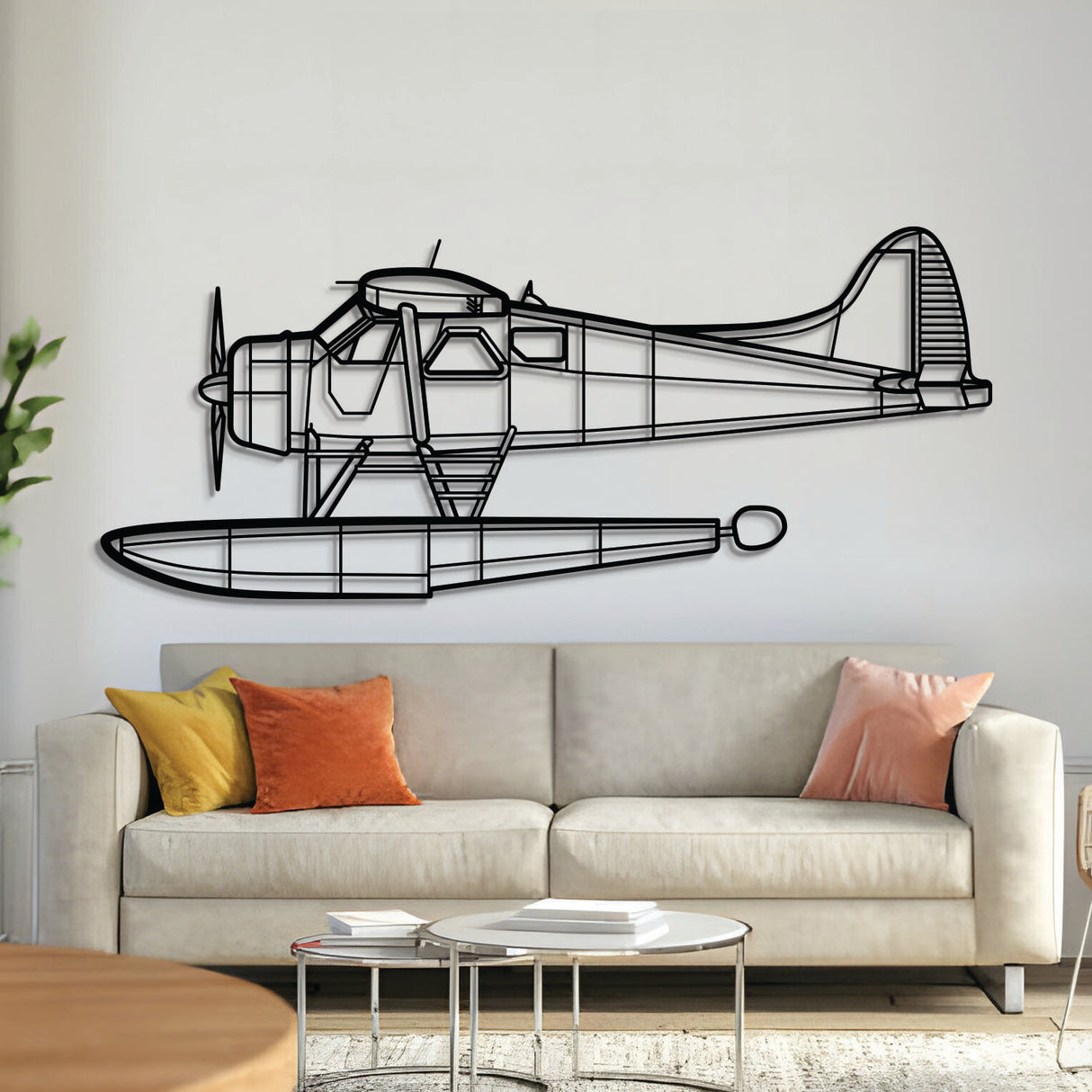 DHC-2 MK I Metal Aircraft Wall Art - NCP0219