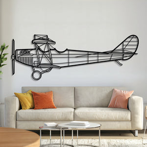 JN-4A Metal Aircraft Wall Art - NCP0430