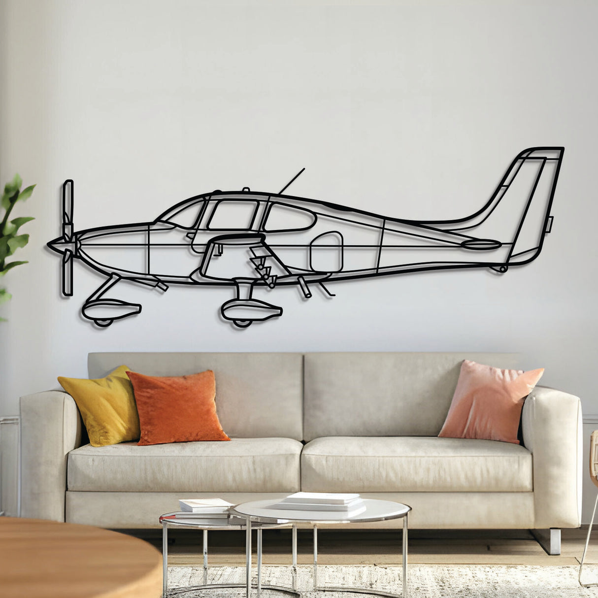 SR22T GTS Metal Aircraft Wall Art - NCP0133