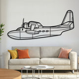 HU-16B Albatross Metal Aircraft Wall Art - NCP0230