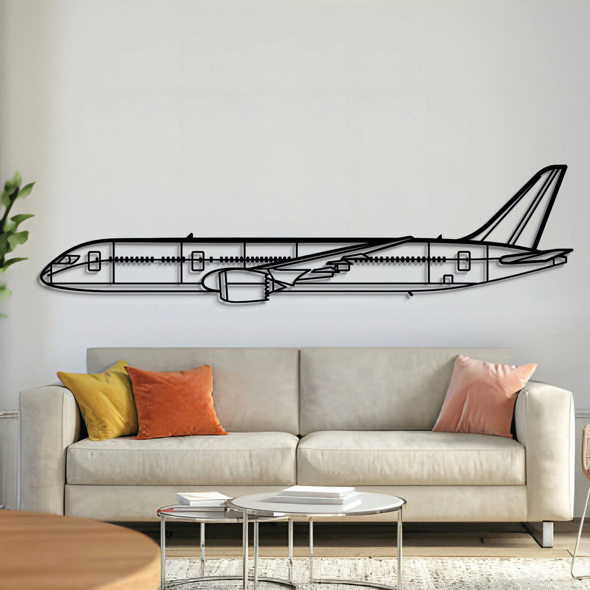 B787 Dreamliner Metal Aircraft Wall Art - NCP0032