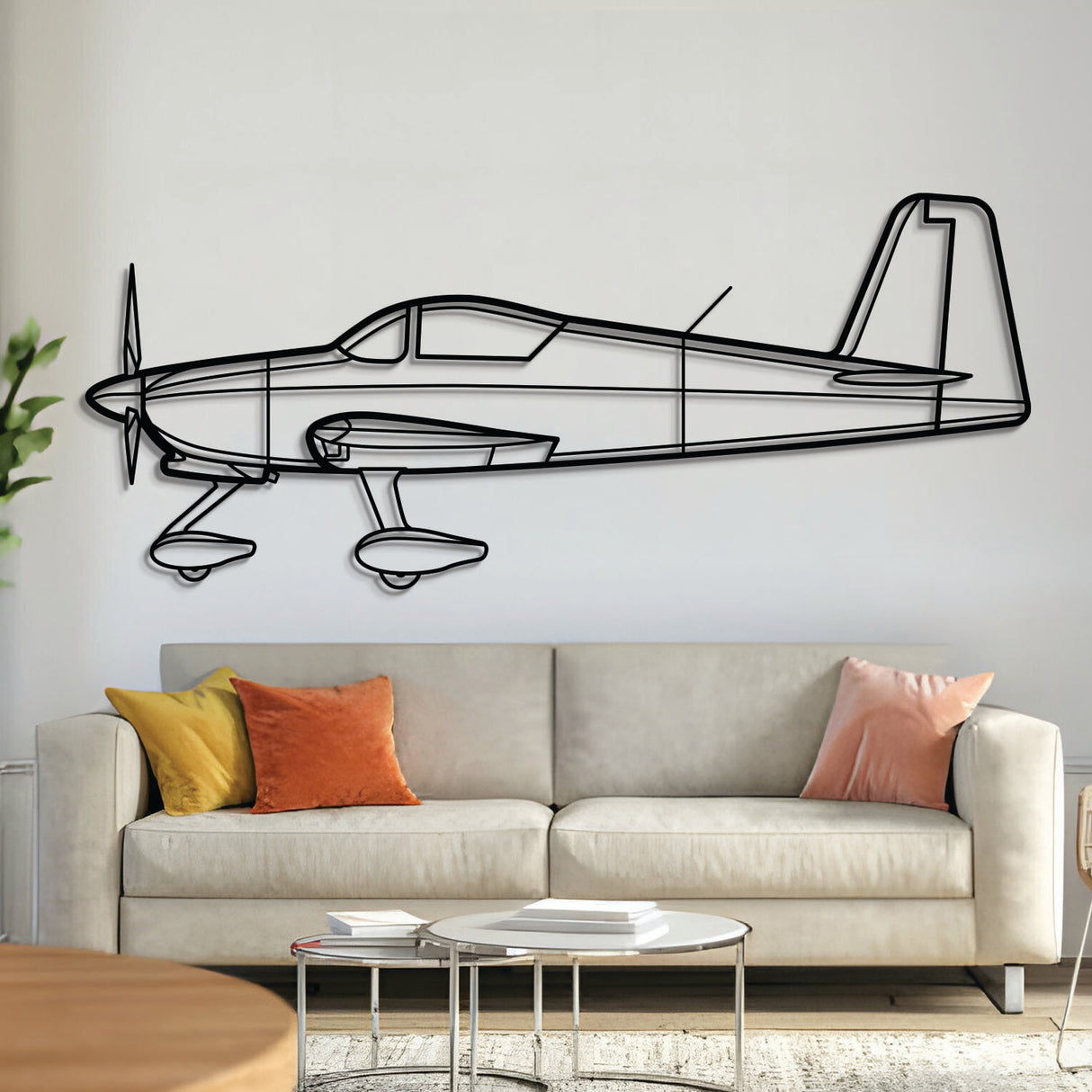 RV-7 Metal Aircraft Wall Art - NCP0122