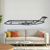 CRJ700 Metal Aircraft Wall Art - NCP0218